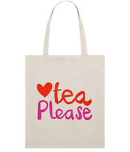 Load image into Gallery viewer, Tea Please Illustration Tote Bag